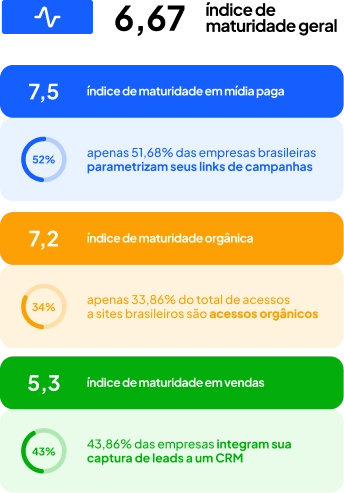 empresas brasileiras têm baixa maturidade digital